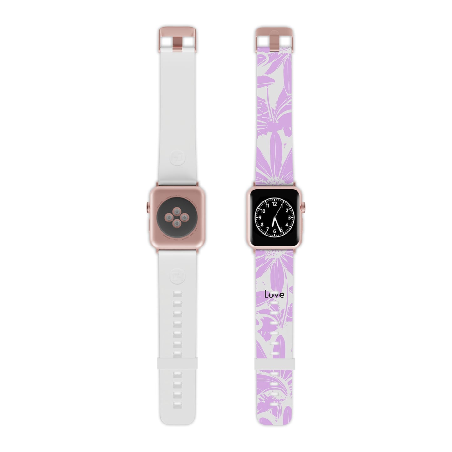 Pink Watch Band for Apple Watch, Rose Gold