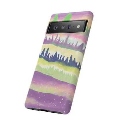 Limited Edition | Subliminals for good grades | Beautiful Abstract Landscape Phone Case – Nature Design Mobile Cover with Dual Protection