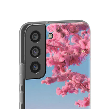 Flexi Pink landscape cherry blossom Phone case | Mobile cover