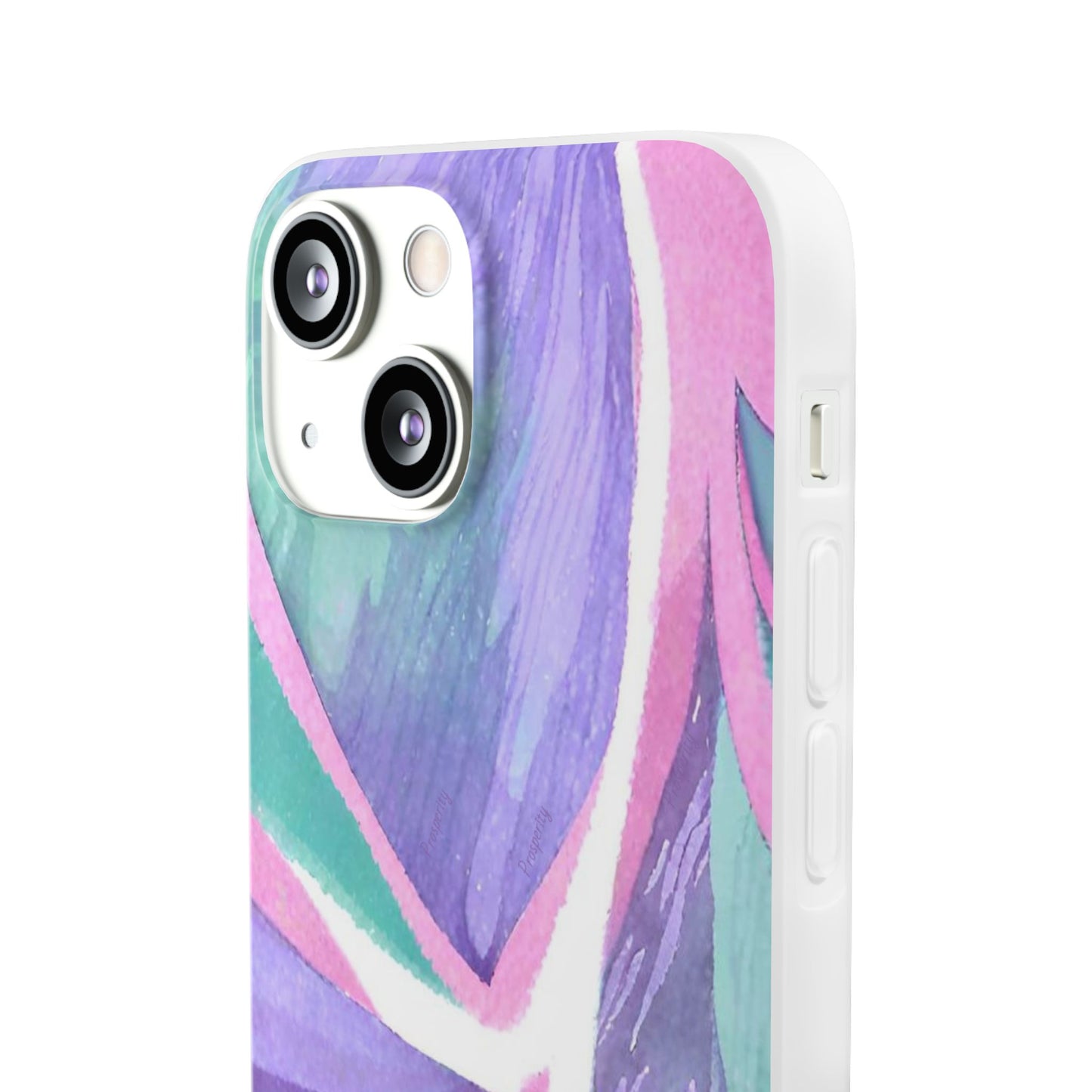 Subliminals for Prosperity | Purple Blue Green Pattern Phone cover | World's first Subliminals Brand | Sush Dopamine Decor