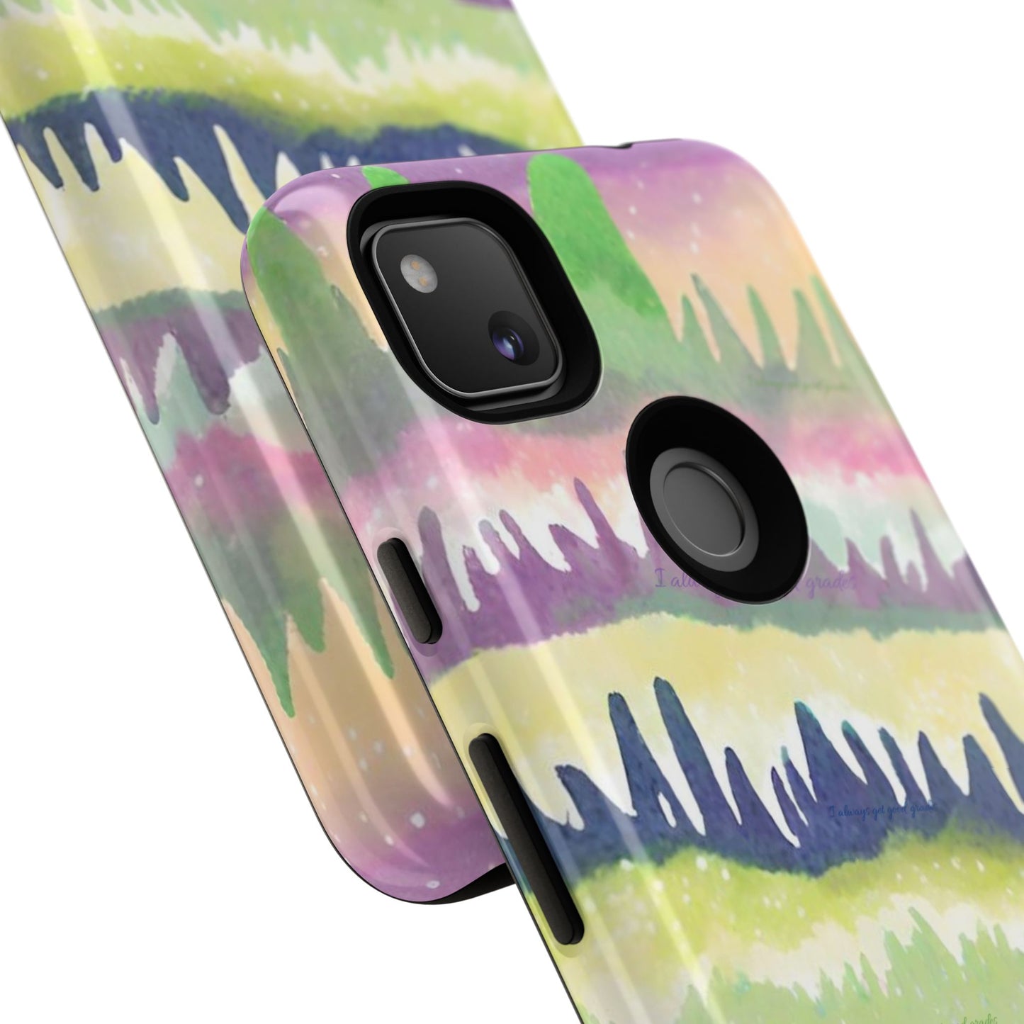 Limited Edition | Subliminals for good grades | Beautiful Abstract Landscape Phone Case – Nature Design Mobile Cover with Dual Protection