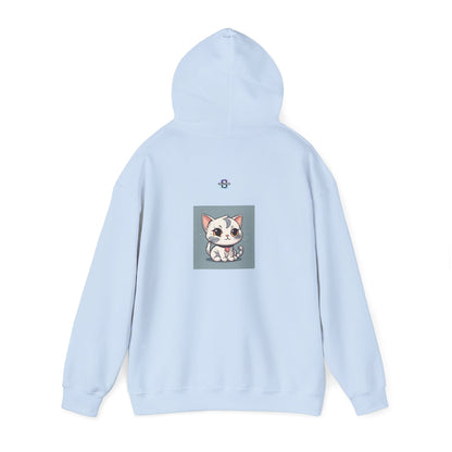 Unisex Heavy Blend™ Hooded Sweatshirt – Cute Cat Hoodie | Unstoppable | Powerful Subliminal | Cat Energy | Success Subliminal