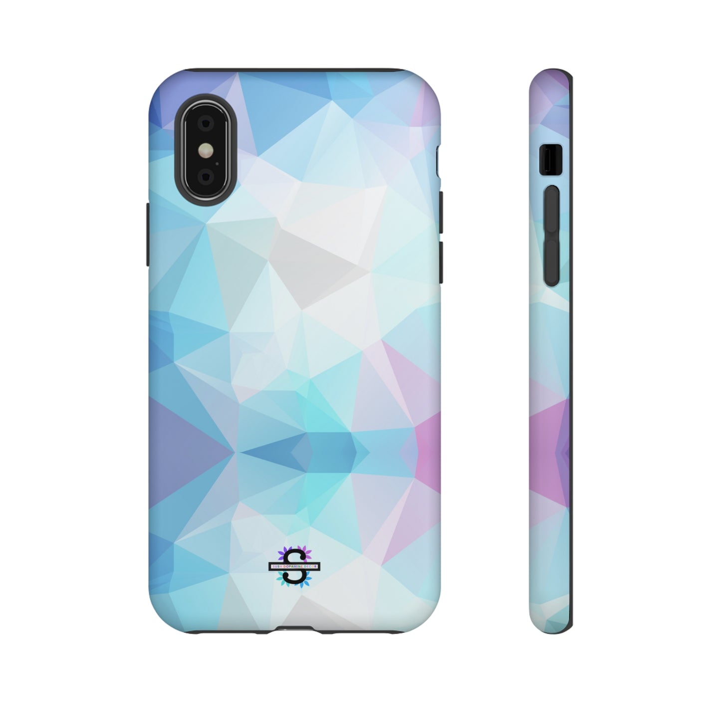 Geometric Blue Phone Cover