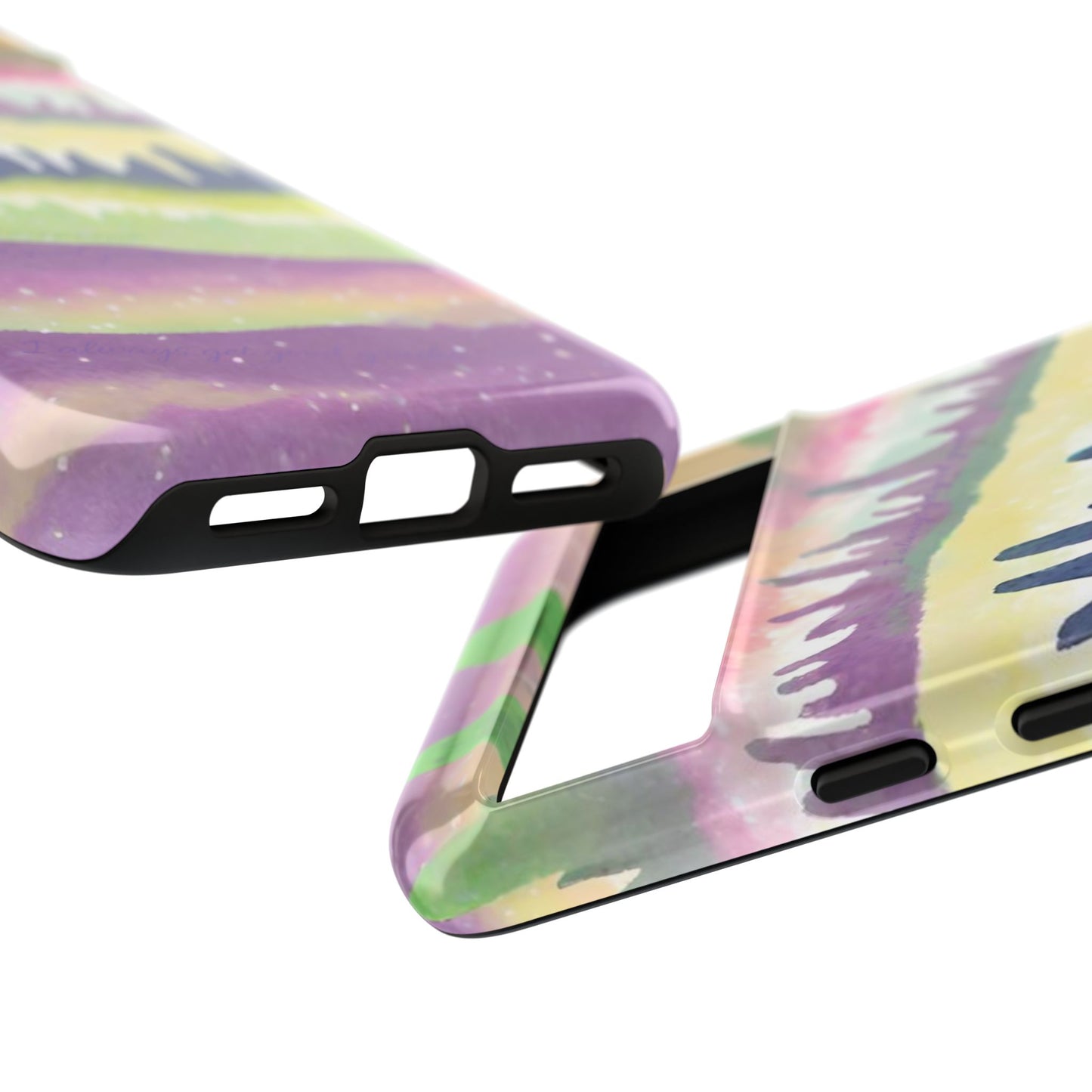 Limited Edition | Subliminals for good grades | Beautiful Abstract Landscape Phone Case – Nature Design Mobile Cover with Dual Protection