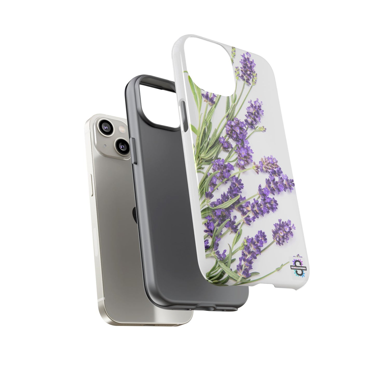 Lavender Print Hard Phone Cover, Mobile case