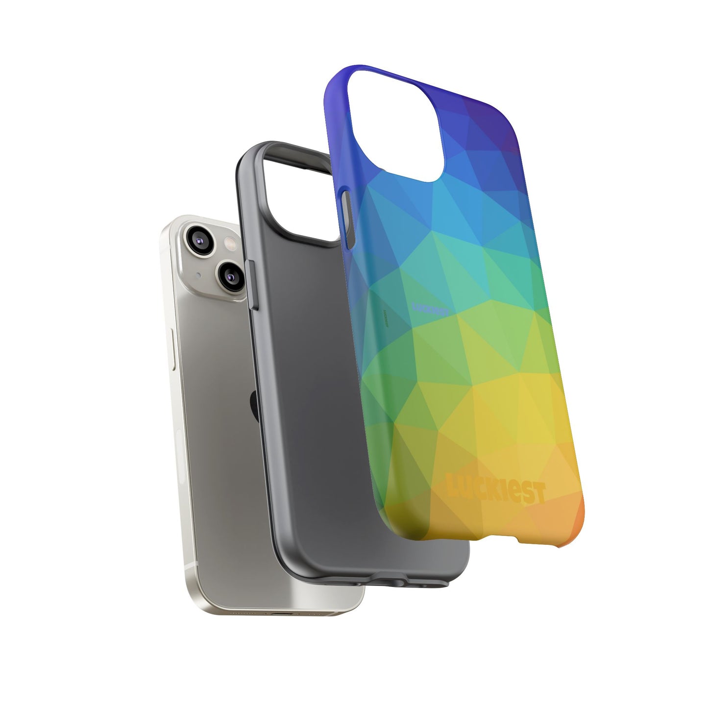 Chromatic Geometric Phone Cover | Mobile Cover  | Luckiest person alive subliminal