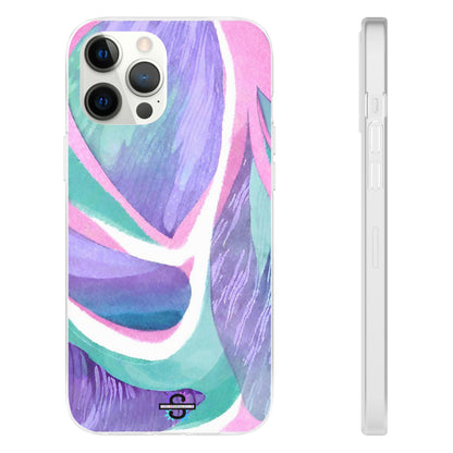 Subliminals for Prosperity | Purple Blue Green Pattern Phone cover | World's first Subliminals Brand | Sush Dopamine Decor