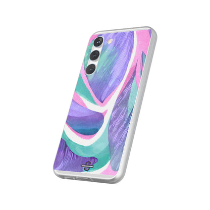 Subliminals for Prosperity | Purple Blue Green Pattern Phone cover | World's first Subliminals Brand | Sush Dopamine Decor
