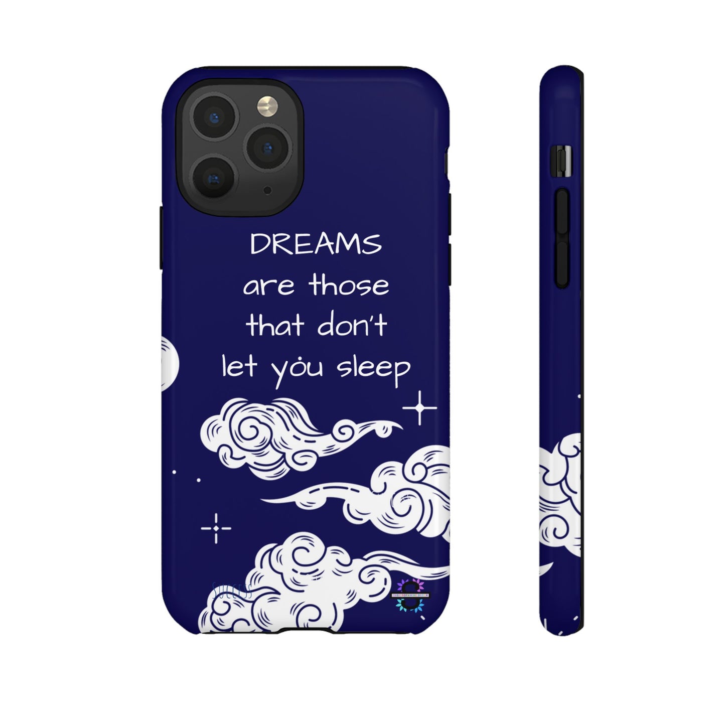 Limited Edition | Royal Blue Phone Case with Motivational Quote – Cloud Design Slim Protective Cover with Dual Layer Protection | Success Subliminals | Motivational Quote