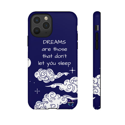 Limited Edition | Royal Blue Phone Case with Motivational Quote – Cloud Design Slim Protective Cover with Dual Layer Protection | Success Subliminals | Motivational Quote