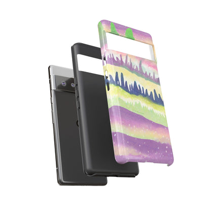 Limited Edition | Subliminals for good grades | Beautiful Abstract Landscape Phone Case – Nature Design Mobile Cover with Dual Protection