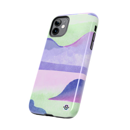 Vibrant Defenders: Amazing Pink Green Purple Blue Tough Phone Case | Mobile coversSush Dopamine Decor