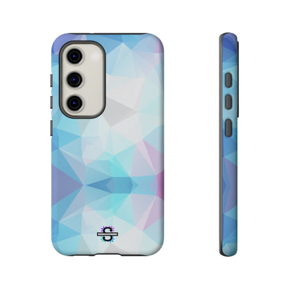 Geometric Blue Phone Cover