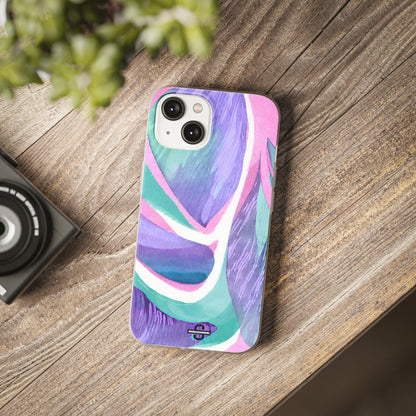 Purple Blue Green Pattern Phone cover