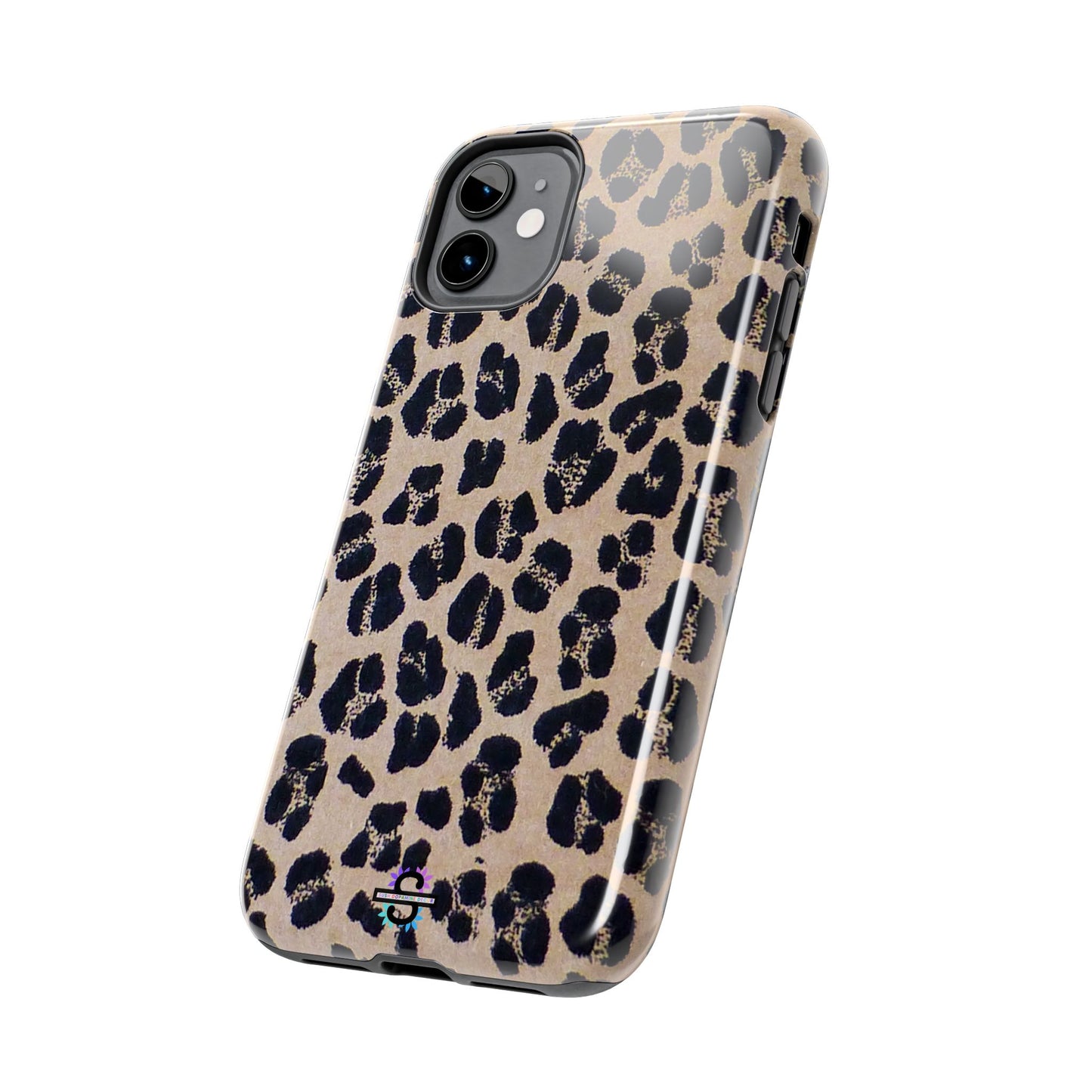 Black and Brown Mobile Cover, Leopard Print, Stylish Mobile Case, Accessories