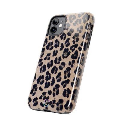 Black and Brown Mobile Cover, Leopard Print, Stylish Mobile Case, Accessories