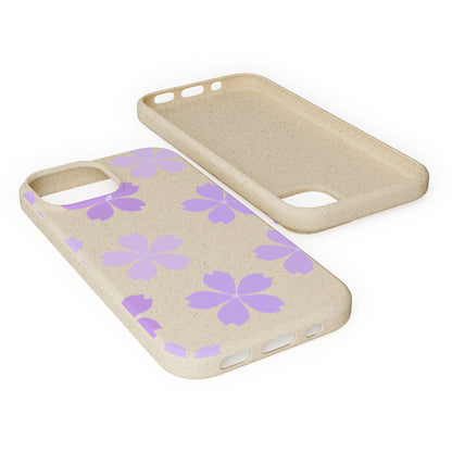 Eco friendly Purple Lavender Floral Design Phone case