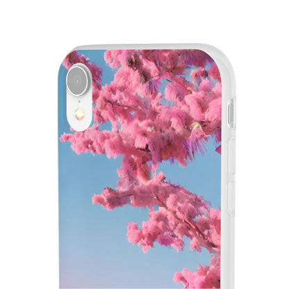 Flexi Pink landscape cherry blossom Phone case | Mobile cover