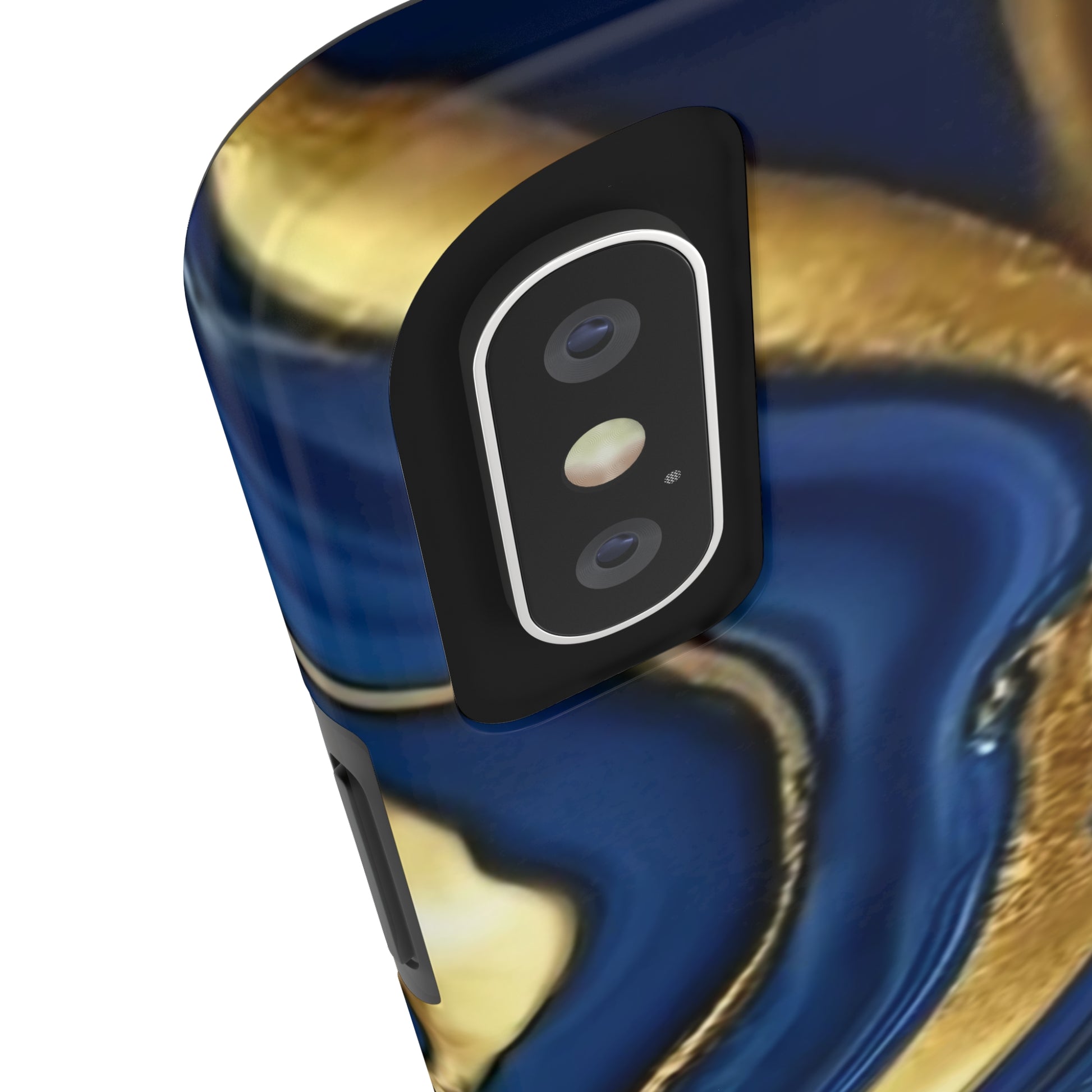 Royal Blue Gold Marble Phone Case | Mobile coverSush Dopamine Decor