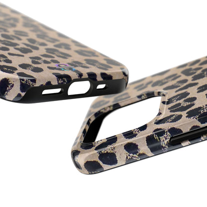 Black and Brown Mobile Cover, Leopard Print, Stylish Mobile Case, Accessories