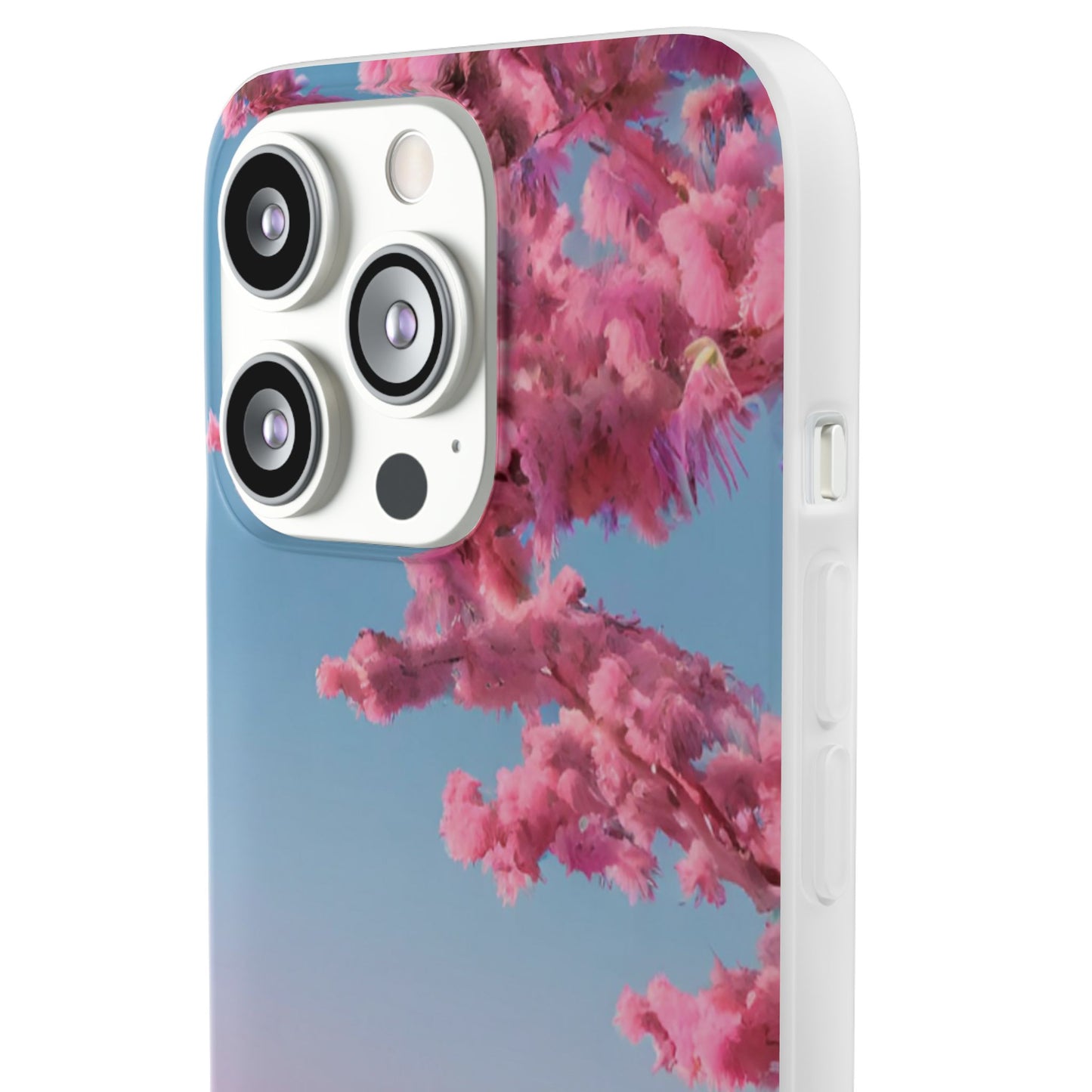 Flexi Pink landscape cherry blossom Phone case | Mobile cover
