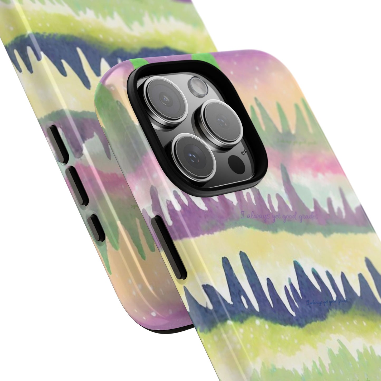 Limited Edition | Subliminals for good grades | Beautiful Abstract Landscape Phone Case – Nature Design Mobile Cover with Dual Protection