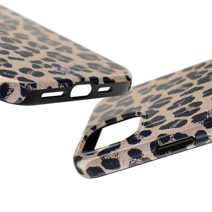Black and Brown Mobile Cover, Leopard Print, Stylish Mobile Case, Accessories