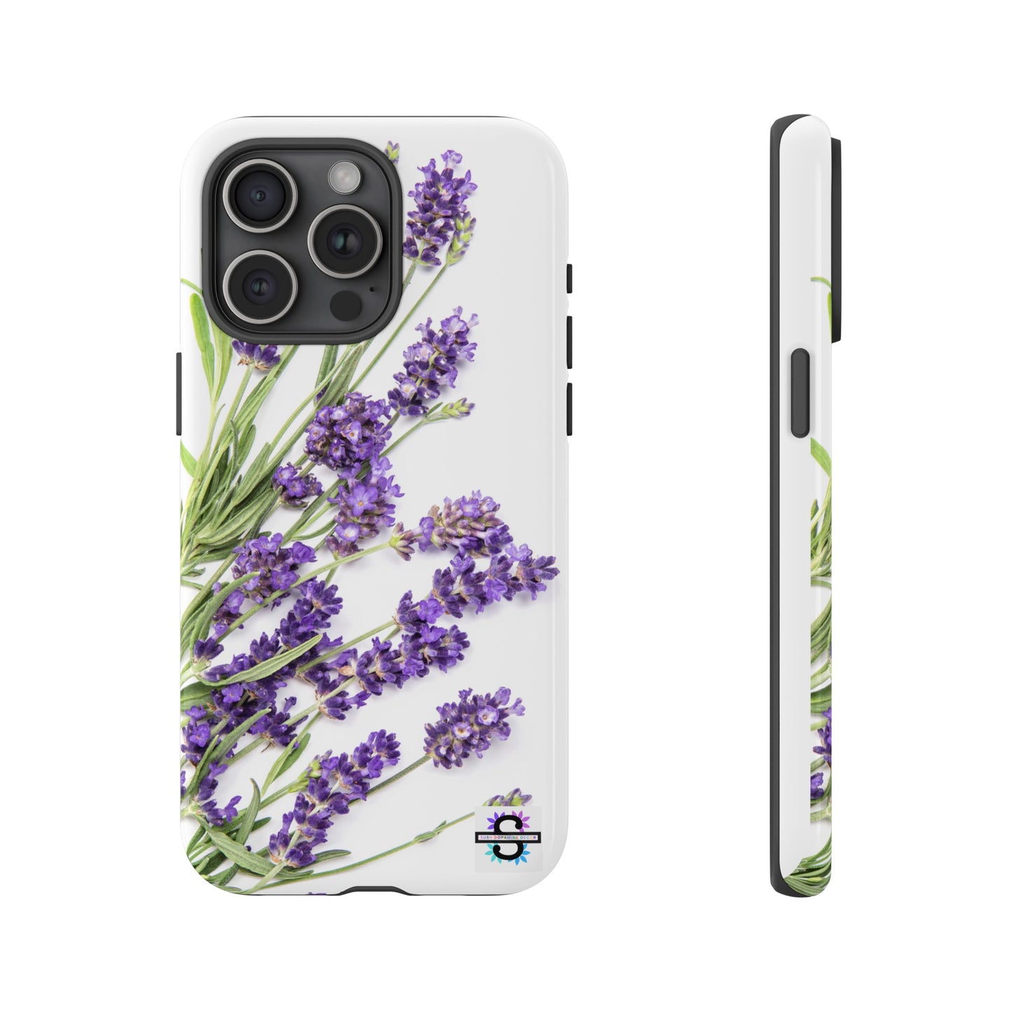 Lavender Print Hard Phone Cover, Mobile case