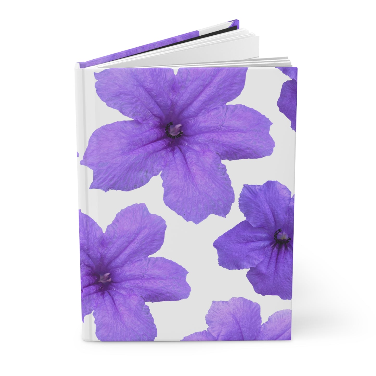 Purple Journal, Limited Edition | Purple Flowers, Abundance subliminals, Attract Prosperity | Purple Abundance Journal – Prosperity & Intention Writing