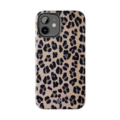 Black and Brown Mobile Cover, Leopard Print, Stylish Mobile Case, Accessories