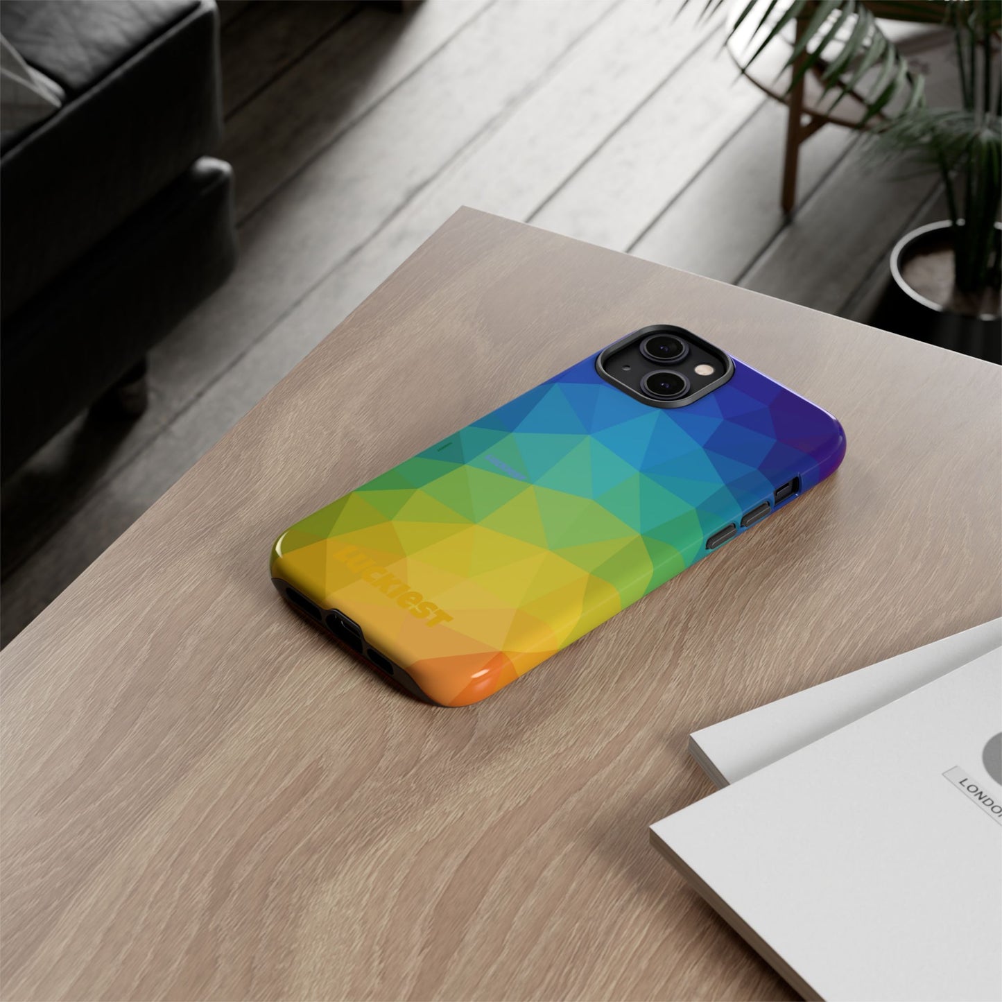 Chromatic Geometric Phone Cover | Mobile Cover  | Luckiest person alive subliminal