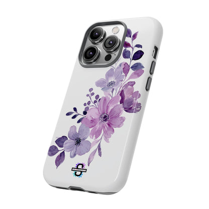 Limited Edition Floral Purple Phone Case | Prosperity Subliminals | Protective Hard Cover | Exclusive Collector's item