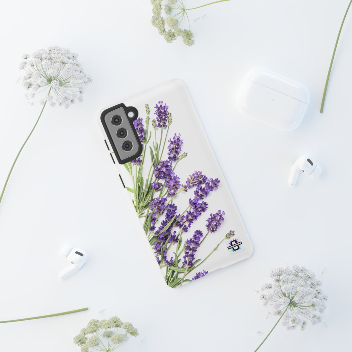 Lavender Print Hard Phone Cover, Mobile case