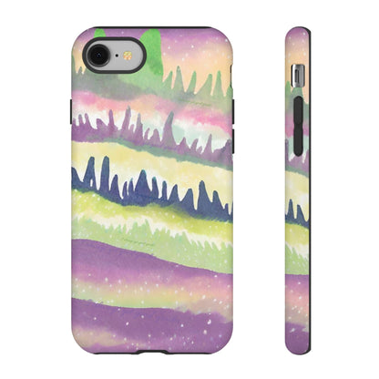 Limited Edition | Subliminals for good grades | Beautiful Abstract Landscape Phone Case – Nature Design Mobile Cover with Dual Protection