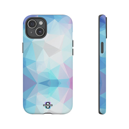 Geometric Blue Phone Cover