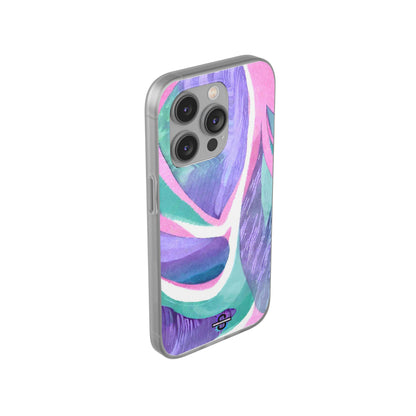 Subliminals for Prosperity | Purple Blue Green Pattern Phone cover | World's first Subliminals Brand | Sush Dopamine Decor