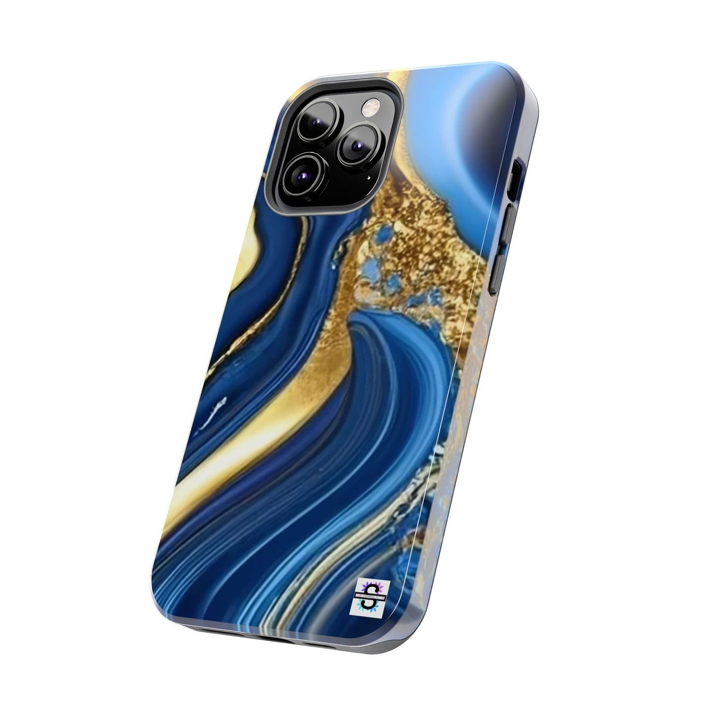 Royal Blue Gold Marble Phone Case | Mobile cover