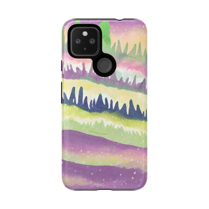 Limited Edition | Subliminals for good grades | Beautiful Abstract Landscape Phone Case – Nature Design Mobile Cover with Dual Protection