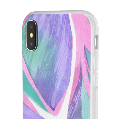 Subliminals for Prosperity | Purple Blue Green Pattern Phone cover | World's first Subliminals Brand | Sush Dopamine Decor