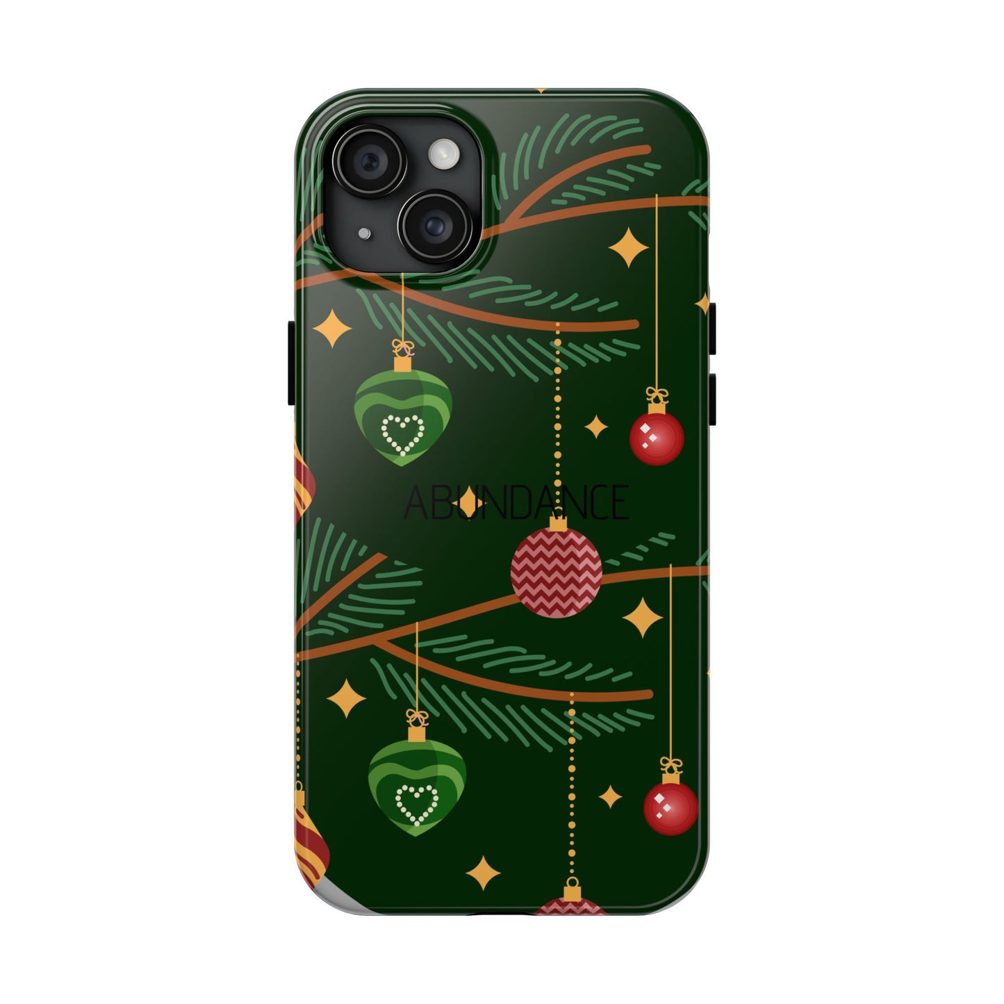 Cute Christmas print Mobile cover | Subliminal messaging to attract abundance| Manifest Abundance