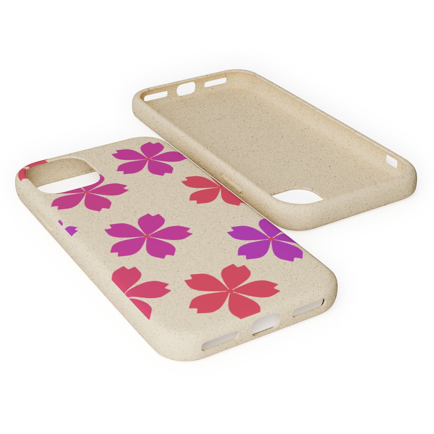 Eco friendly Red floral Phone case