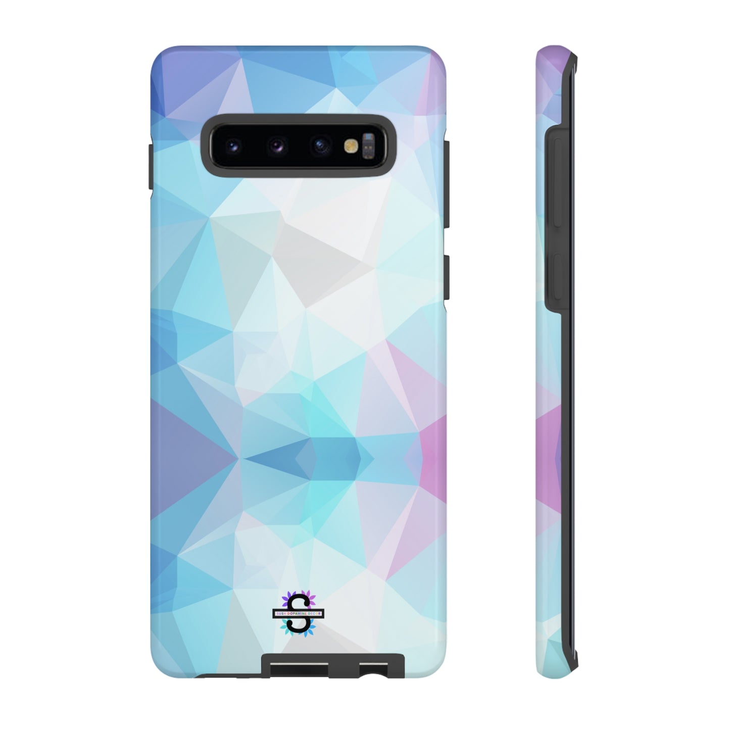 Geometric Blue Phone Cover