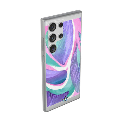 Subliminals for Prosperity | Purple Blue Green Pattern Phone cover | World's first Subliminals Brand | Sush Dopamine Decor