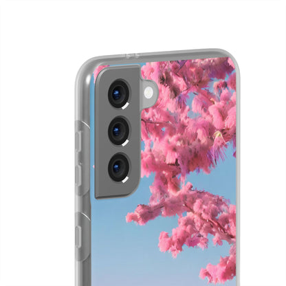 Flexi Pink landscape cherry blossom Phone case | Mobile cover
