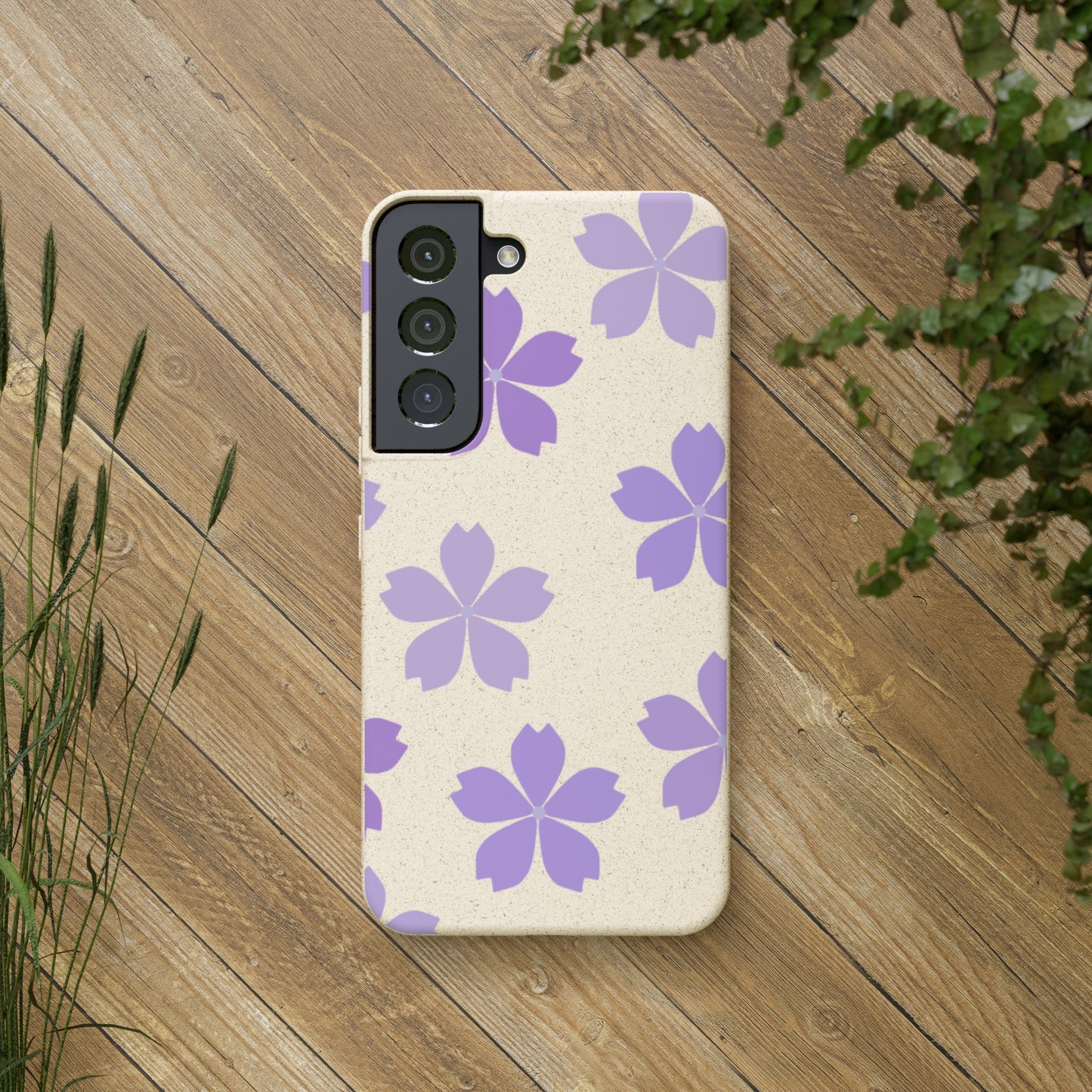 Eco friendly Purple Lavender Floral Design Phone case