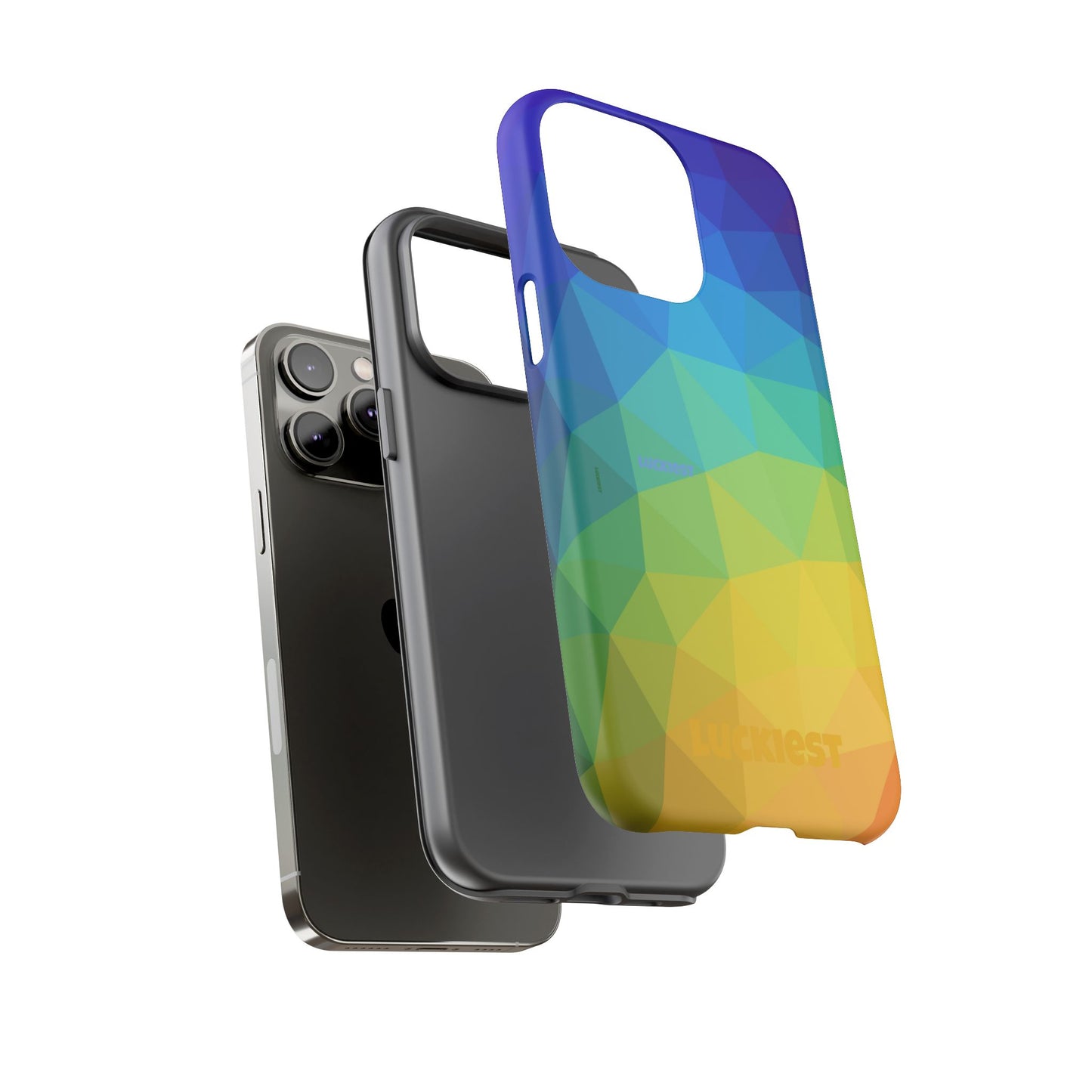 Chromatic Geometric Phone Cover | Mobile Cover  | Luckiest person alive subliminal