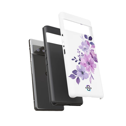 Limited Edition Floral Purple Phone Case | Prosperity Subliminals | Protective Hard Cover | Exclusive Collector's item