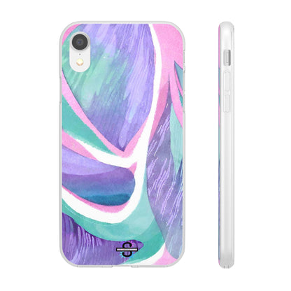 Subliminals for Prosperity | Purple Blue Green Pattern Phone cover | World's first Subliminals Brand | Sush Dopamine Decor