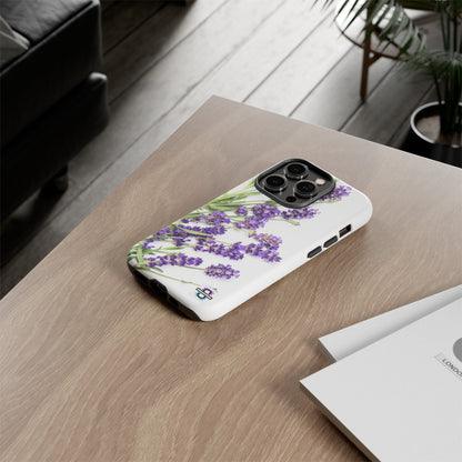 Lavender Print Hard Phone Cover, Mobile case