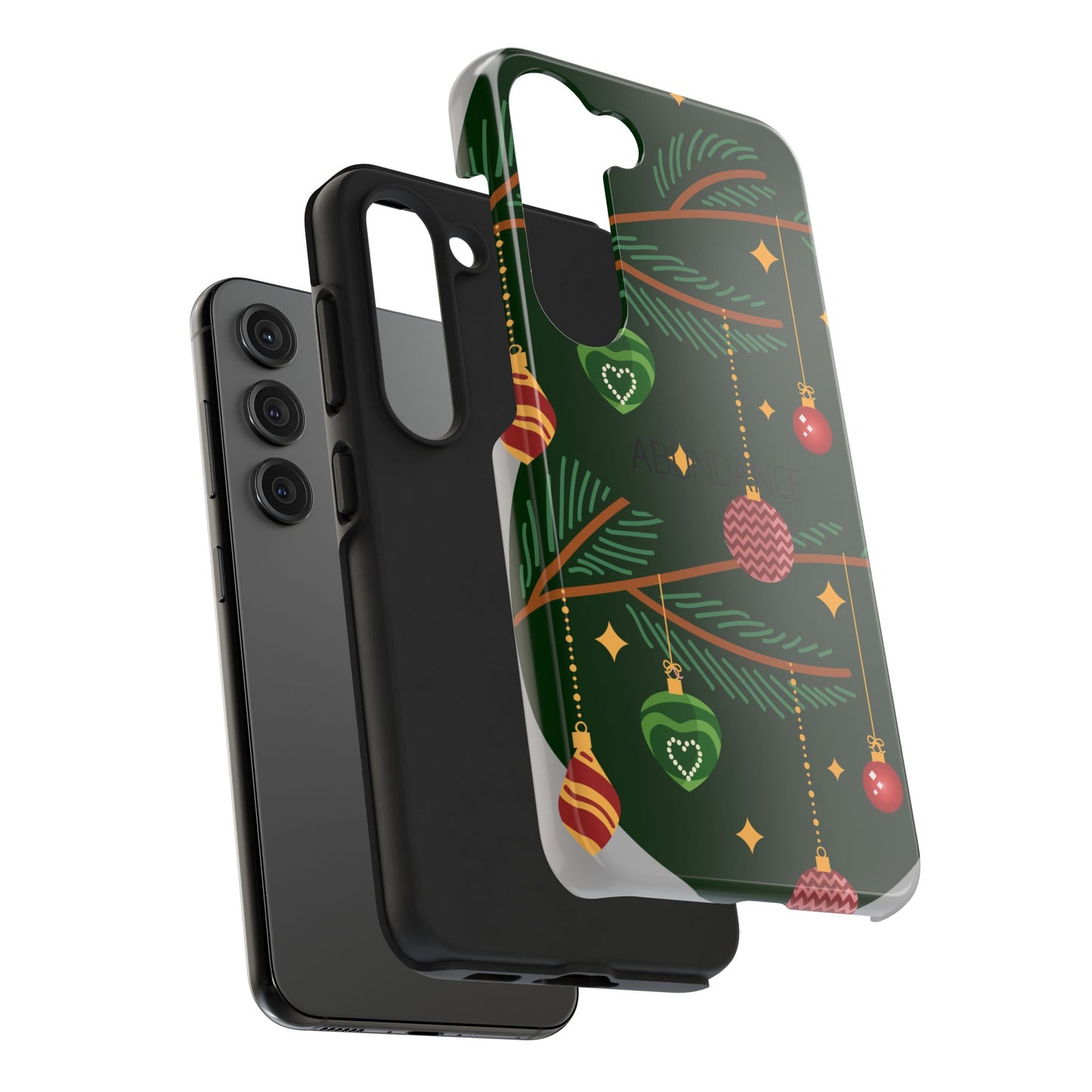 Cute Christmas print Mobile cover | Subliminal messaging to attract abundance| Manifest Abundance